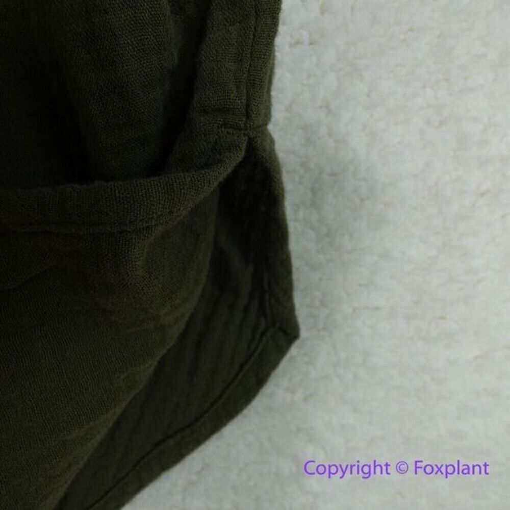 New! Madewell Lightspun Flap Pocket Oversized Ex-Boyfriend Shirt green, size 2X - Picture 5 of 16